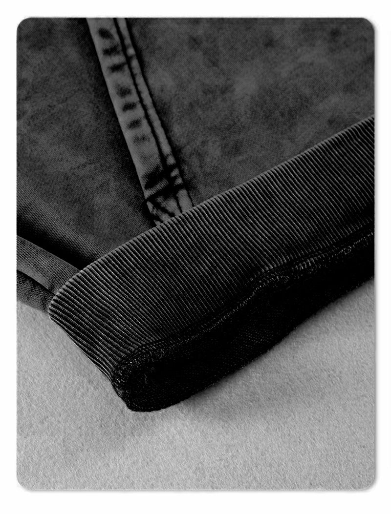 Relative Dark Grey Vintage Washed Oversized Hoodie