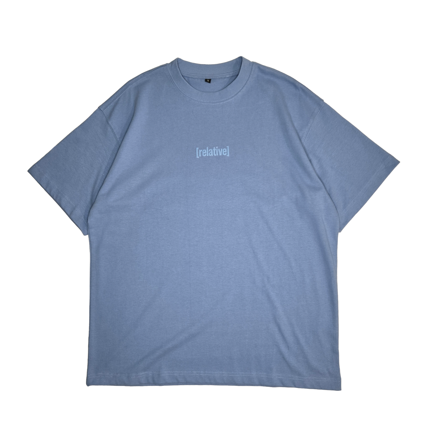 Basic 3D Light Blue Oversize Tshirt
