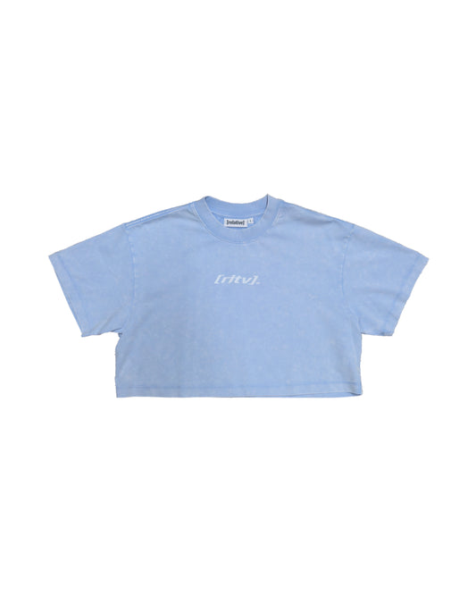 Relative Women Crop Top Ligth Blue