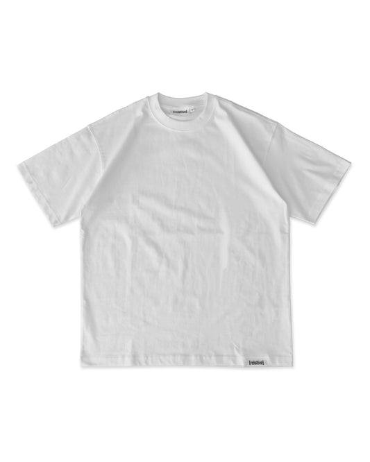 Relative Oversize White Basic Tshirt