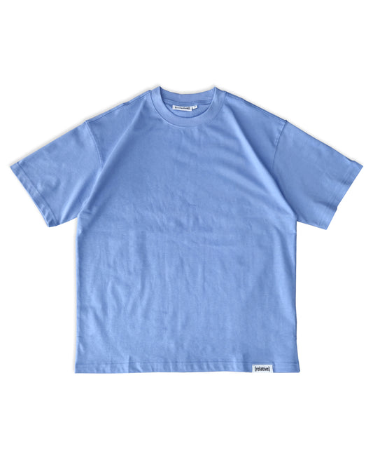 Relative Oversize Light Blue Basic Tshirt