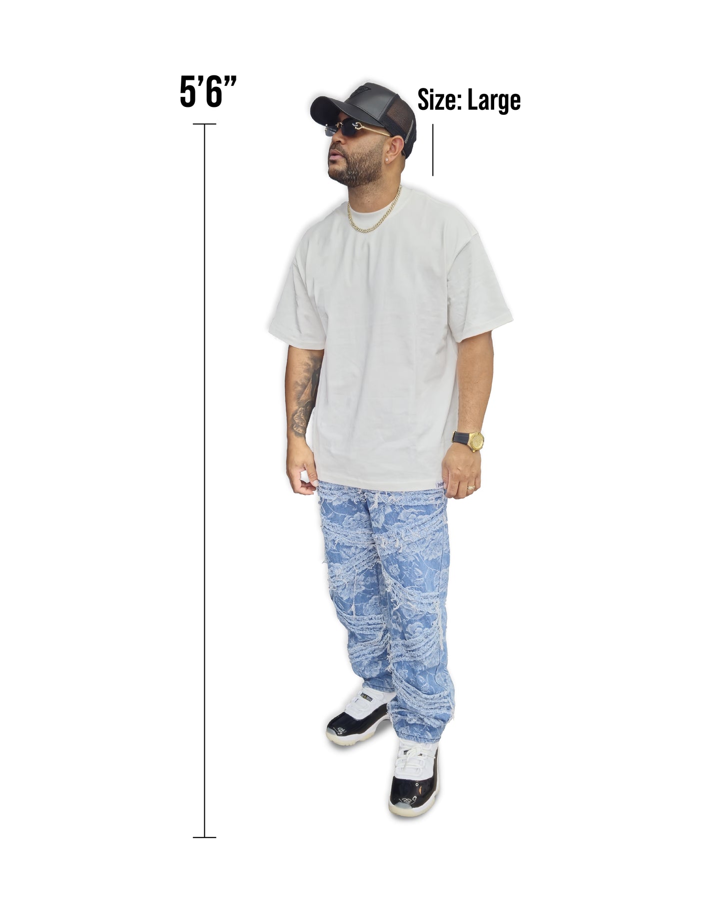 Relative Oversize White Basic Tshirt