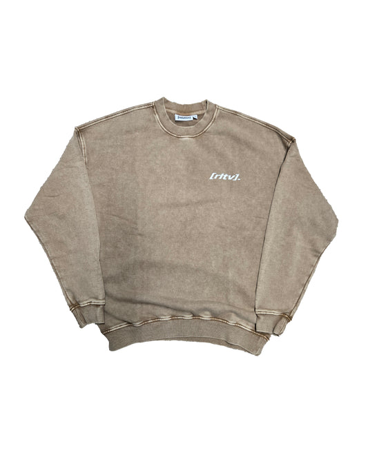 Relative Brown Vintage Washed Sweater